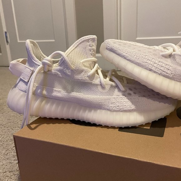 Yeezy 350 bone Yeezy 350 white Proof of authenticity Size 9.5 mens Brand new